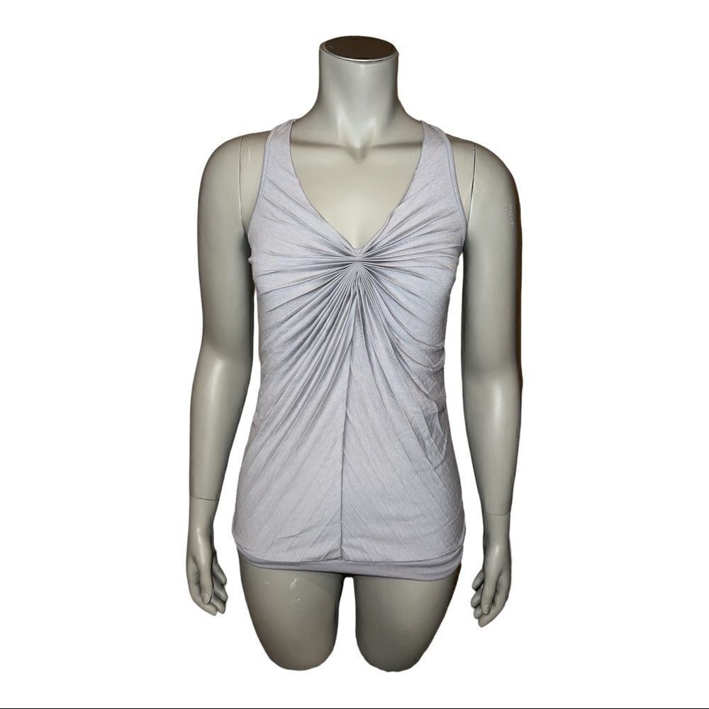 Threads Women's Racerback Pleated Tank Top Small NWT